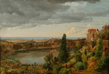 Der See von Nemi, 1848